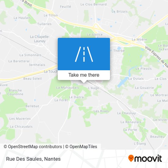 Rue Des Saules map