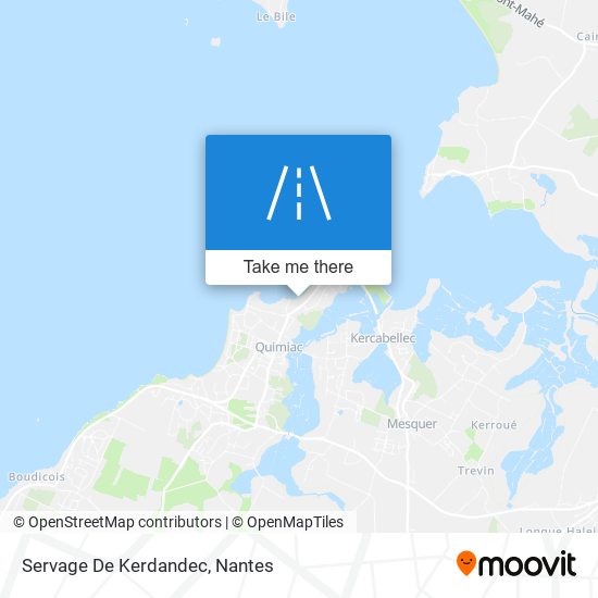 Mapa Servage De Kerdandec