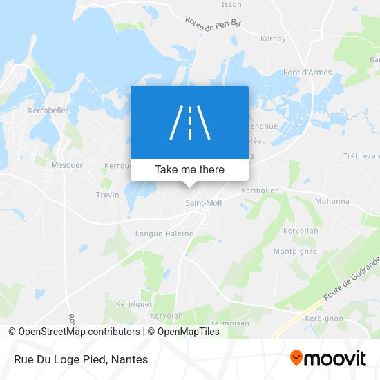 Rue Du Loge Pied map