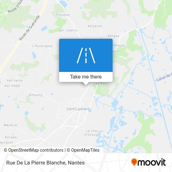 Rue De La Pierre Blanche map