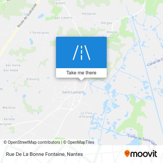 Rue De La Bonne Fontaine map