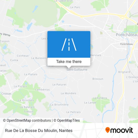 Rue De La Bosse Du Moulin map