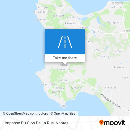 Impasse Du Clos De La Rue map