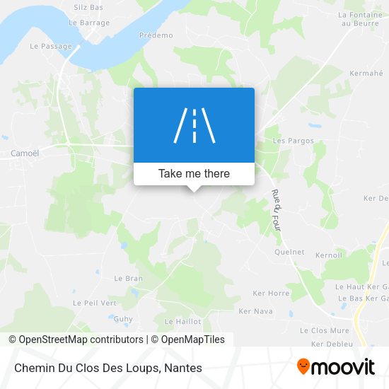 Chemin Du Clos Des Loups map