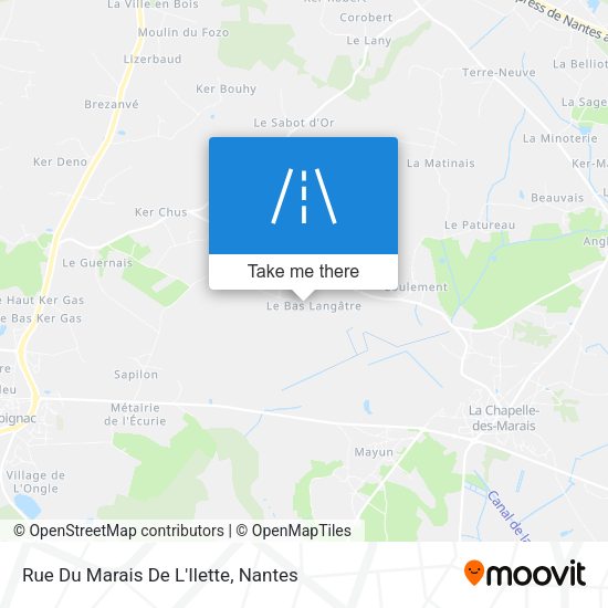 Rue Du Marais De L'Ilette map