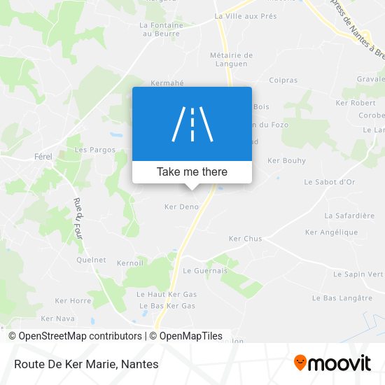 Route De Ker Marie map