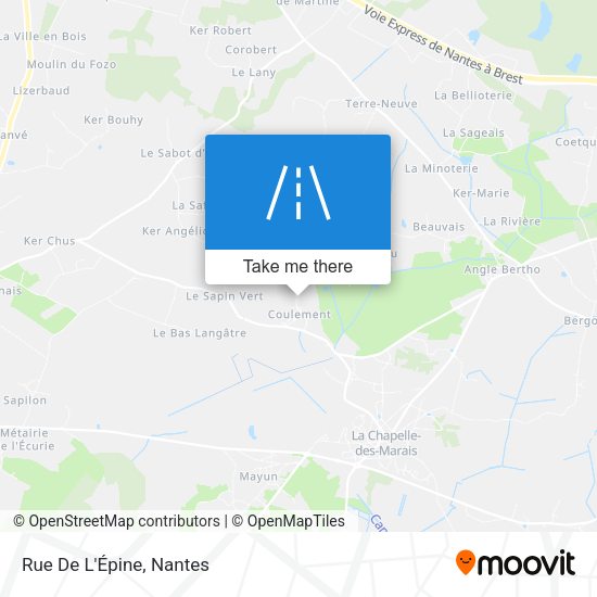 Rue De L'Épine map