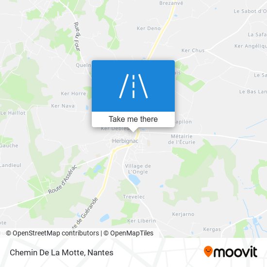 Mapa Chemin De La Motte