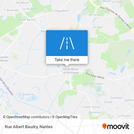 Rue Albert Baudry map