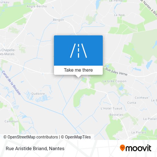Rue Aristide Briand map