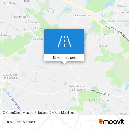 La Vallée map