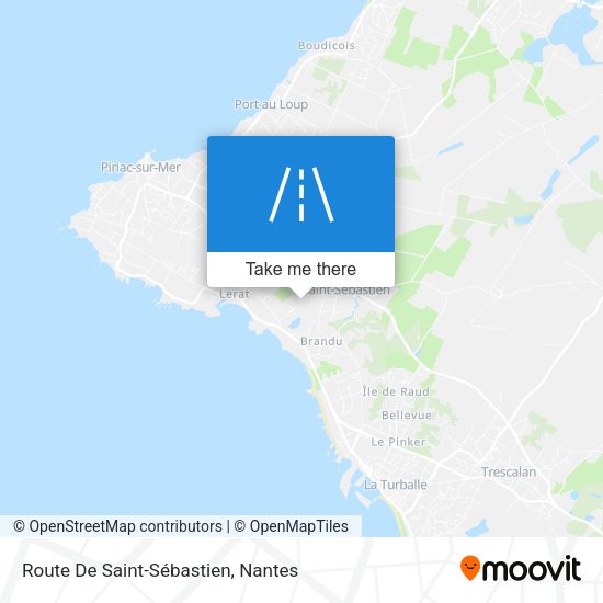 Route De Saint-Sébastien map