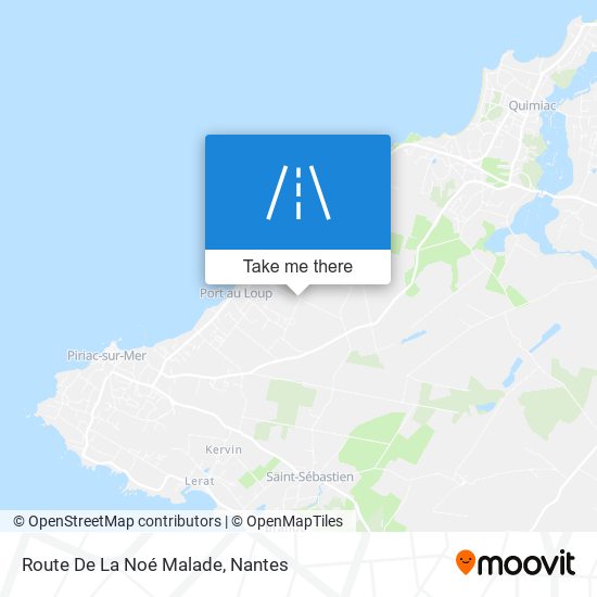 Mapa Route De La Noé Malade
