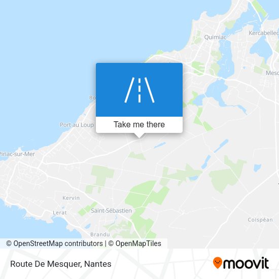 Route De Mesquer map