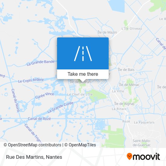 Rue Des Martins map