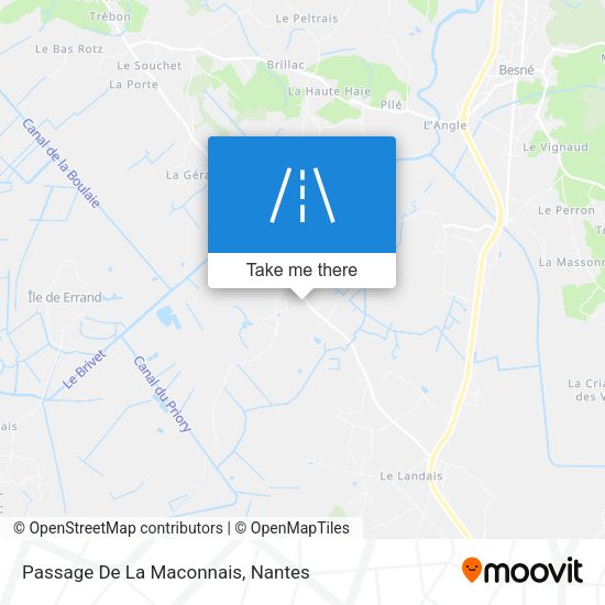 Passage De La Maconnais map