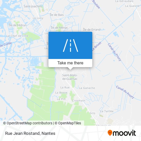 Mapa Rue Jean Rostand