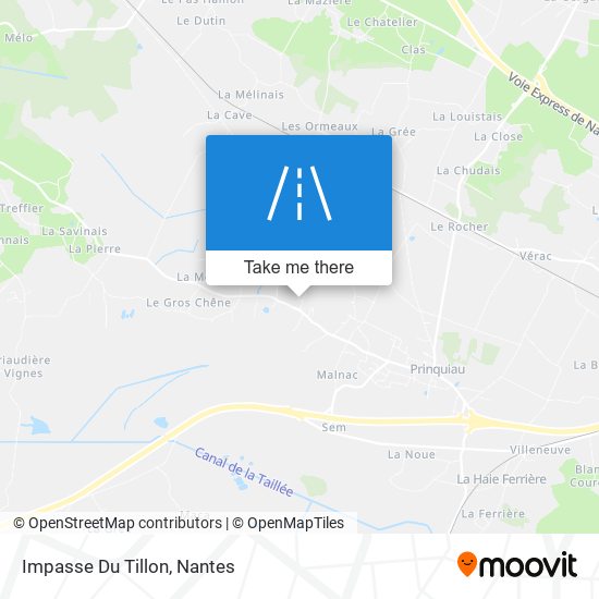 Mapa Impasse Du Tillon