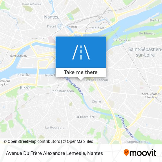 Mapa Avenue Du Frère Alexandre Lemesle