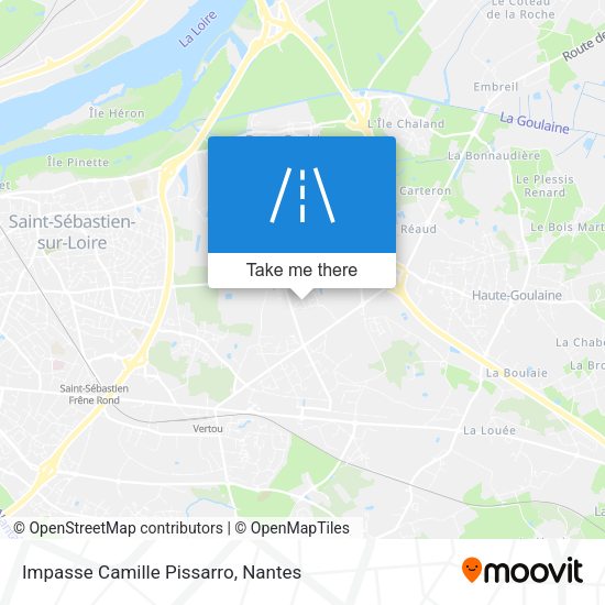 Impasse Camille Pissarro map