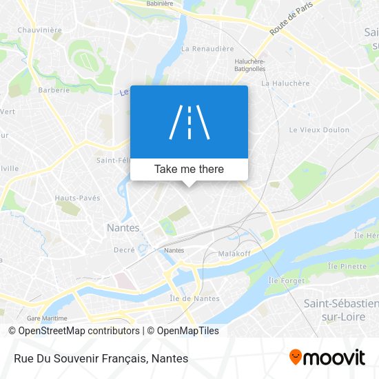 Rue Du Souvenir Français map
