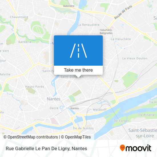Rue Gabrielle Le Pan De Ligny map