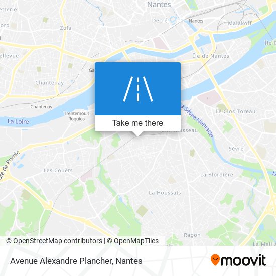 Mapa Avenue Alexandre Plancher