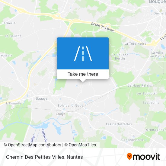Chemin Des Petites Villes map