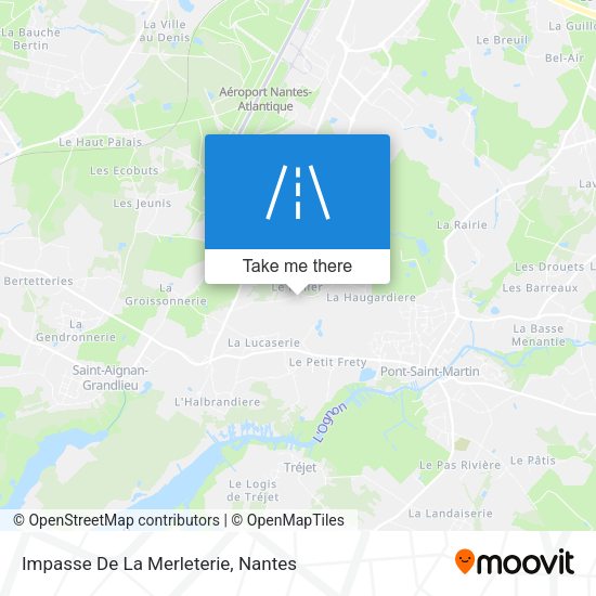 Impasse De La Merleterie map