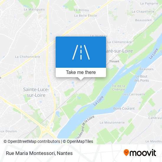 Rue Maria Montessori map