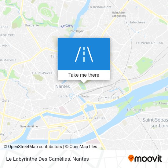 Le Labyrinthe Des Camélias map