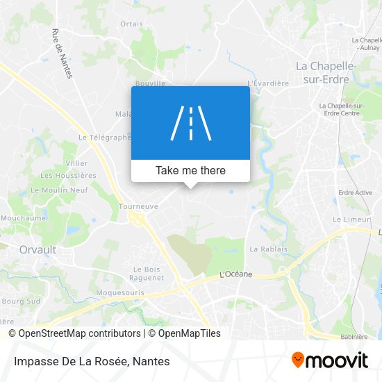 Impasse De La Rosée map