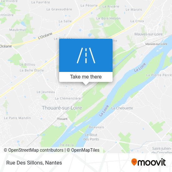 Rue Des Sillons map