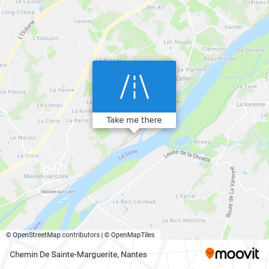 Mapa Chemin De Sainte-Marguerite