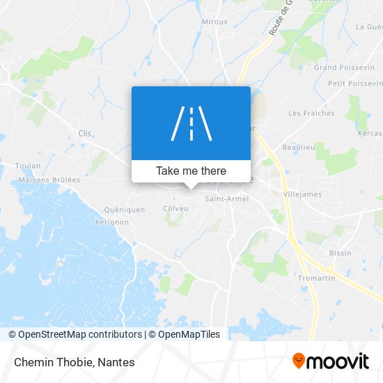 Chemin Thobie map