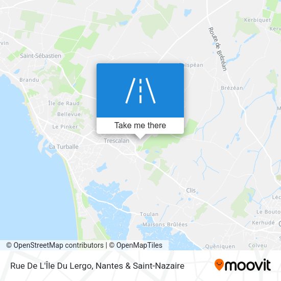 Rue De L'Île Du Lergo map