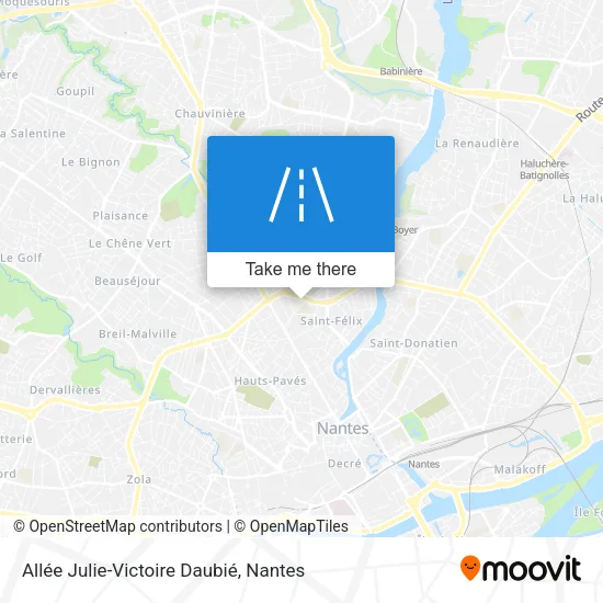 Allée Julie-Victoire Daubié map