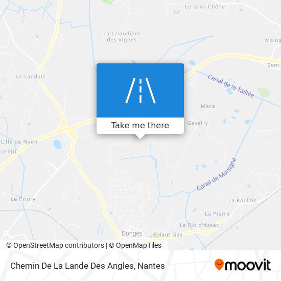 Chemin De La Lande Des Angles map