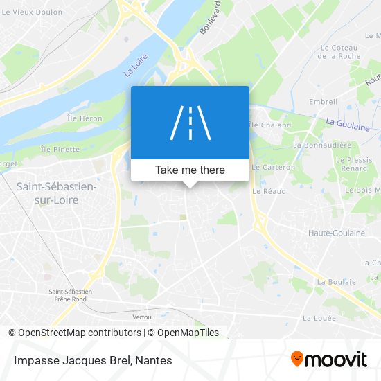 Mapa Impasse Jacques Brel