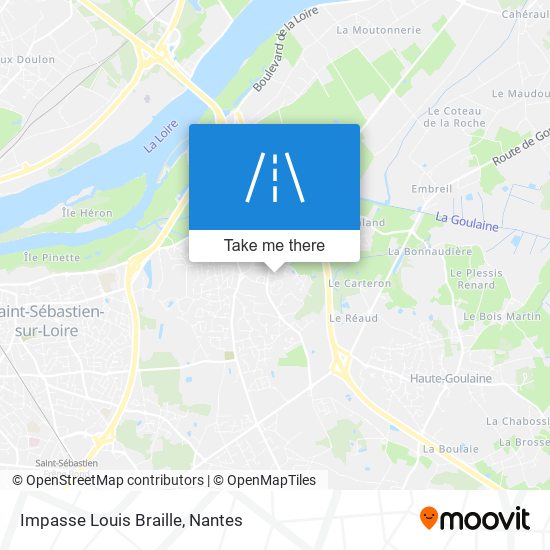 Impasse Louis Braille map