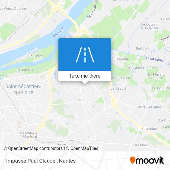 Impasse Paul Claudel map