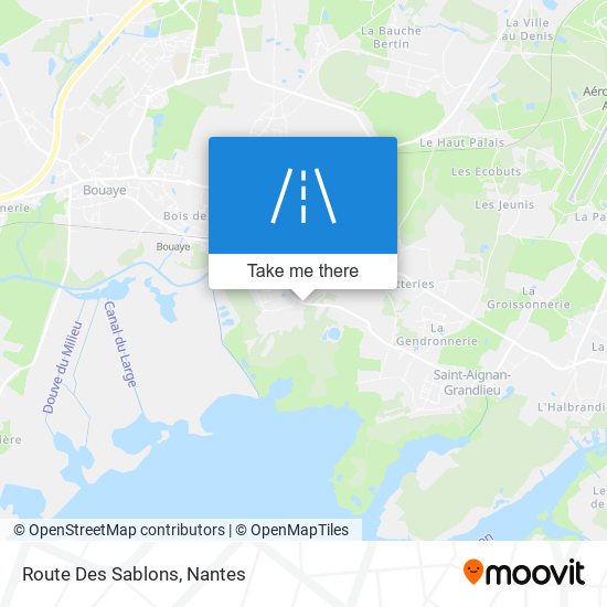 Route Des Sablons map