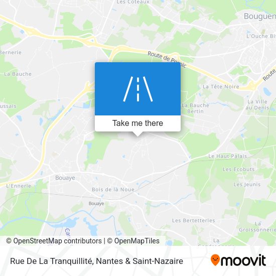Rue De La Tranquillité map