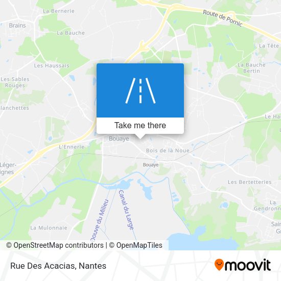 Rue Des Acacias map