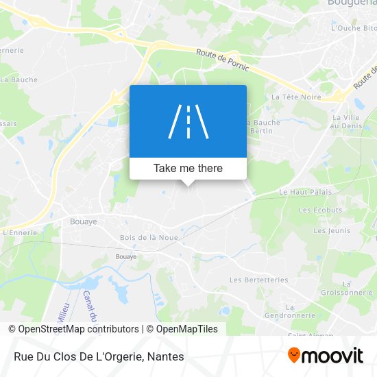 Rue Du Clos De L'Orgerie map