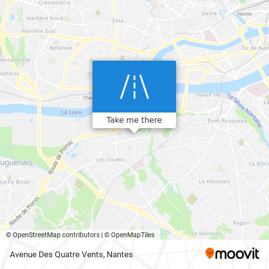 Avenue Des Quatre Vents map