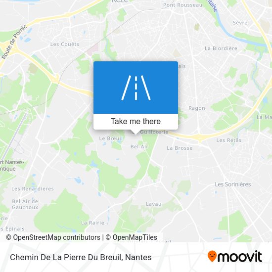 Chemin De La Pierre Du Breuil map