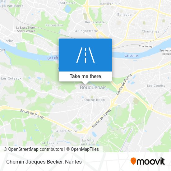 Chemin Jacques Becker map