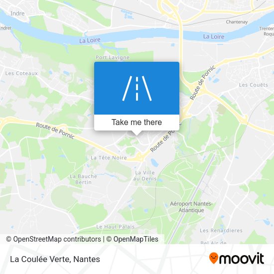 La Coulée Verte map