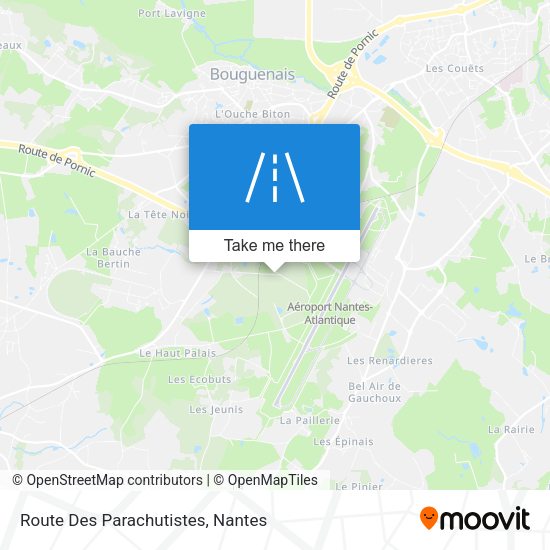 Route Des Parachutistes map